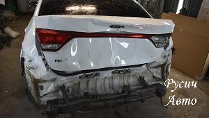 Ремонт и покраска Kia Rio после ДТП